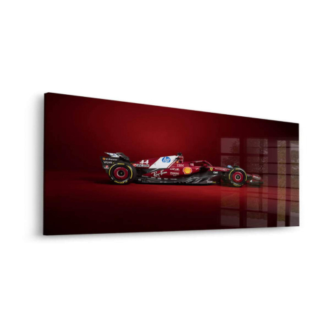 Wyścigowy Samochód F1 Ferrari Obraz na Szkle Akrylowym