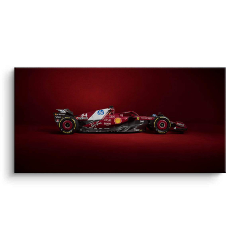 F1 Ferrari Rennwagen Leinwandbild