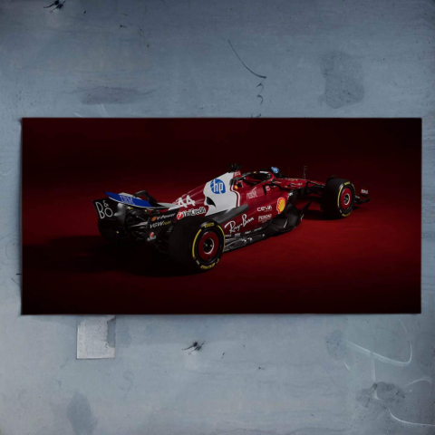 Póster del Coche de F1 de Ferrari Póster