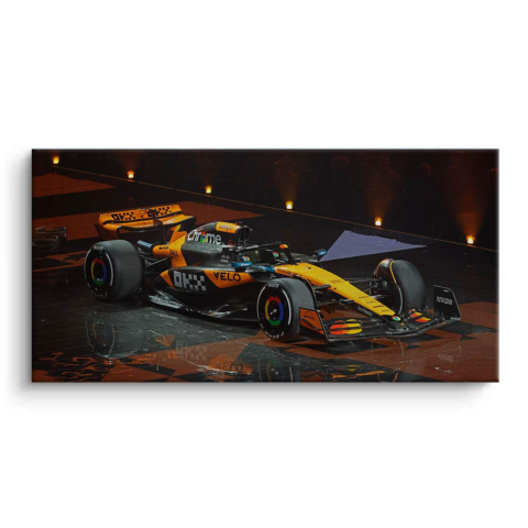 McLaren Rennwagen Einführung Leinwandbild