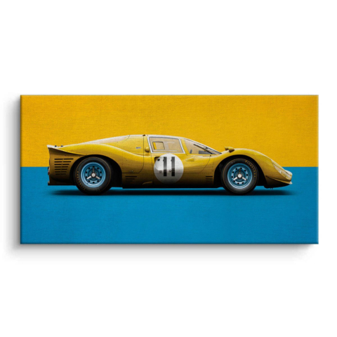 Klassisches Rennwagen Leinwandbild