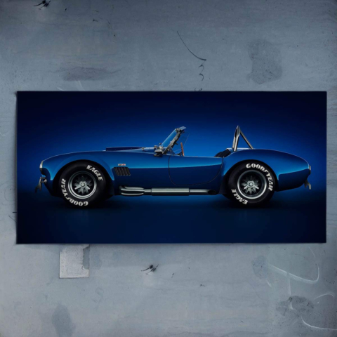 Coche de Carreras Clásico Póster