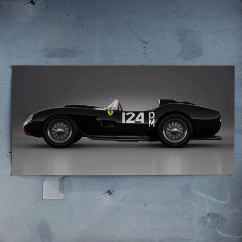 Coche de Carreras Vintage Póster