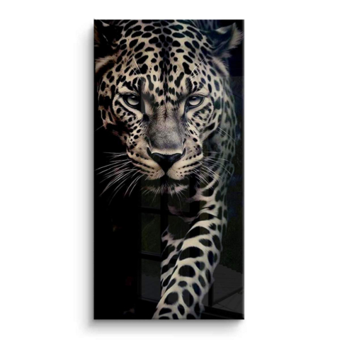 Majestatischer Leopard PVC Glänzend