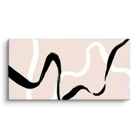 Wavy Lines Canvas Art
