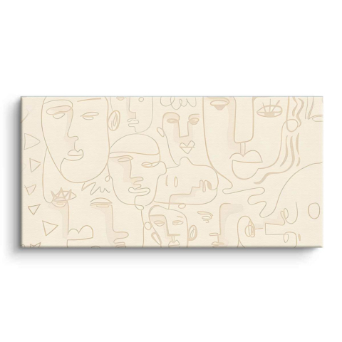 Abstract Faces Canvas Art