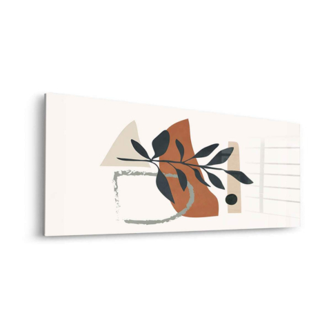 Feuilles Tombantes Verre Acrylique