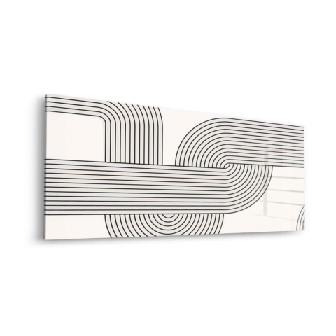 Lignes Flottantes Verre Acrylique