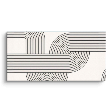 Flowing Lines Canvas Art