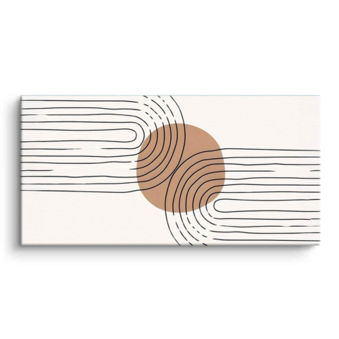 Maze Lines Canvas Art