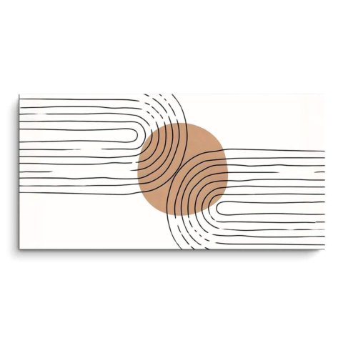 Labyrinthlinien PVC Matt Kunst