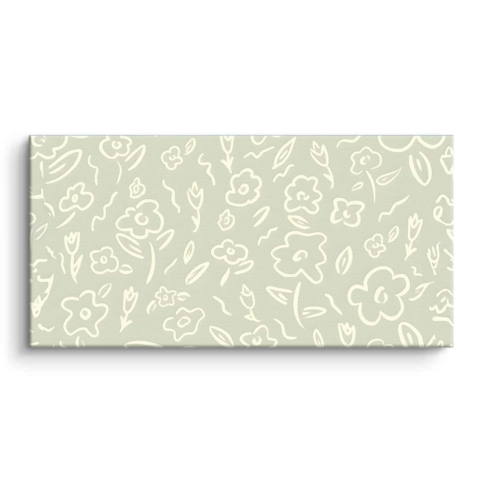 Flower Pattern Canvas Art