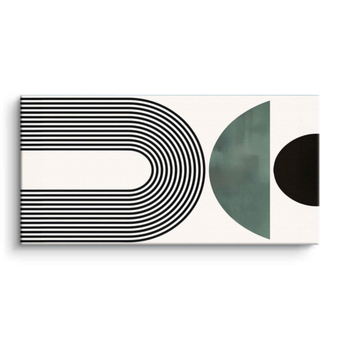 Noisy Circle Canvas Art