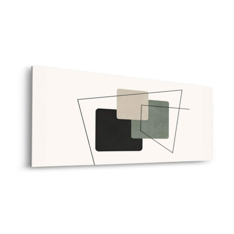 Squares and Lines Dibond Matt Art
