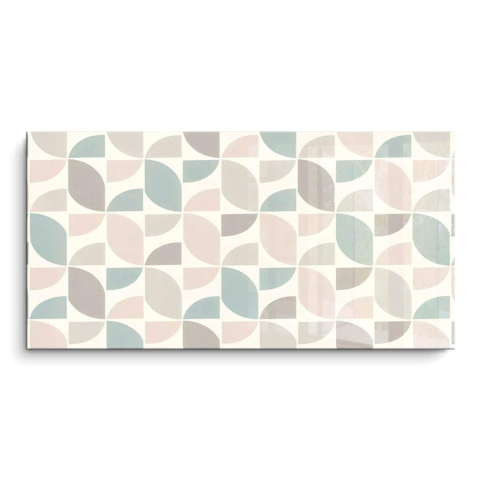 Pastel Geometric Pattern PVC Gloss Art