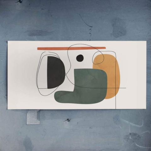 Abstrakte Kunst ohne Titel Poster