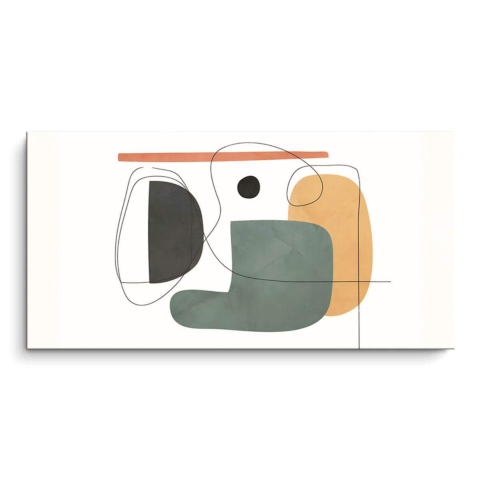 Abstrakte Kunst ohne Titel PVC Matt