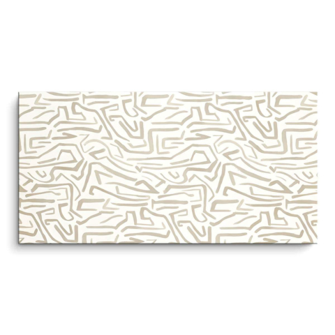 Labyrinthmuster PVC Matt Kunstwerk