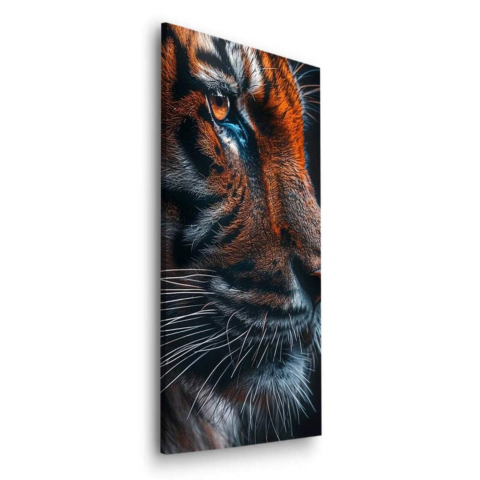 Majestic Tiger Portrait Dibond Mat Art