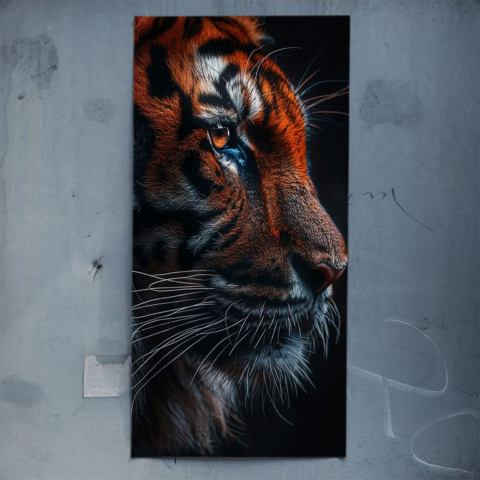Portret Majestatycznego Tygrysa Plakat