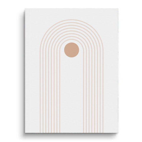 Minimalistische Bogen Leinwandbild
