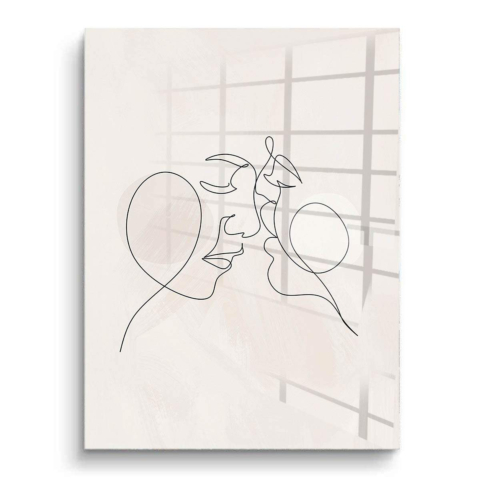 Kuss PVC Glänzend Kunst