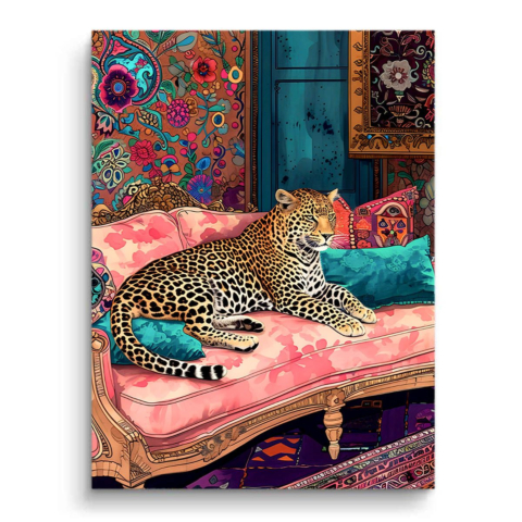 Leopard Lounge PVC Matt
