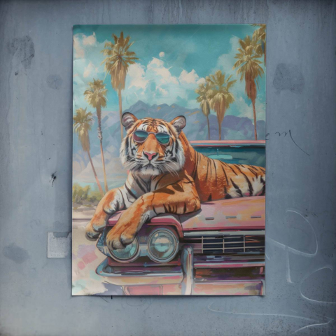 Cooler Tiger Poster