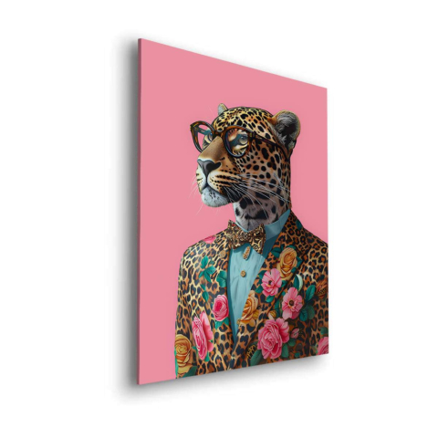 Leopard Dibond Matt Art