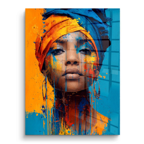 Vibrant Portrait PVC Gloss Art