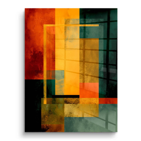 Abstract Geometric Art PVC Gloss Art