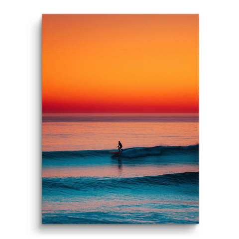 Surfing Canvas Art