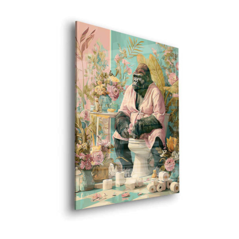 Bathrobanimal Acrylic Glass Art