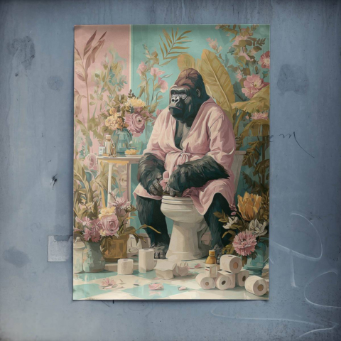Badezimmertier Poster