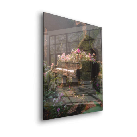 Piano-Garten Acrylglasbild