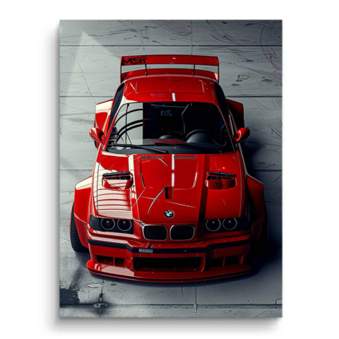 BMW M3 GTR Samochód PVC Matowy