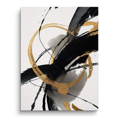 Cercle abstrait Tableau sur Toile