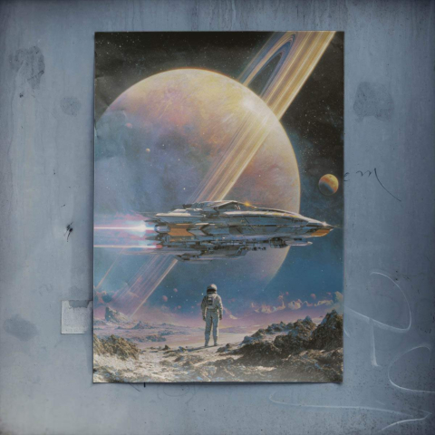 Cosmic Journey Poster Art