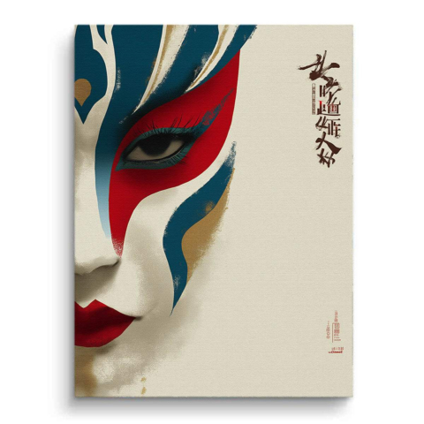 Peking-Opern Leinwandbild