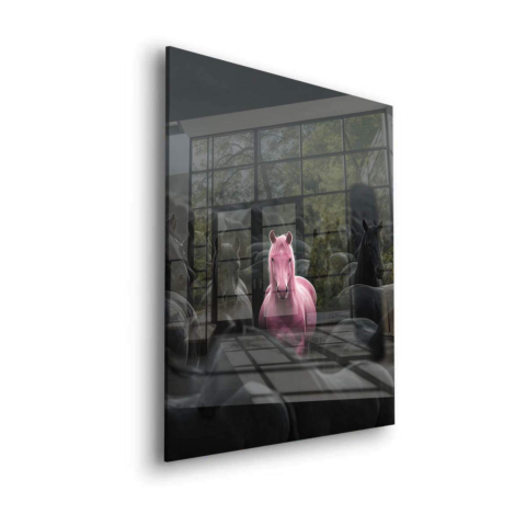 Unique Horse Acrylic Glass Art