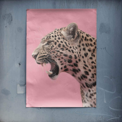 Roaring Panther Poster Art