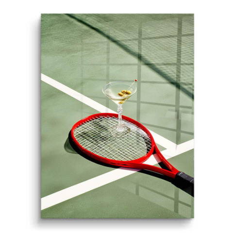 Tennis & Martini PVC Glanz