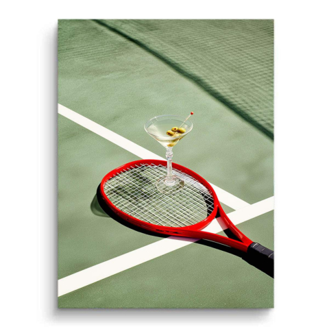 Tennis & Martini PVC Matt Art