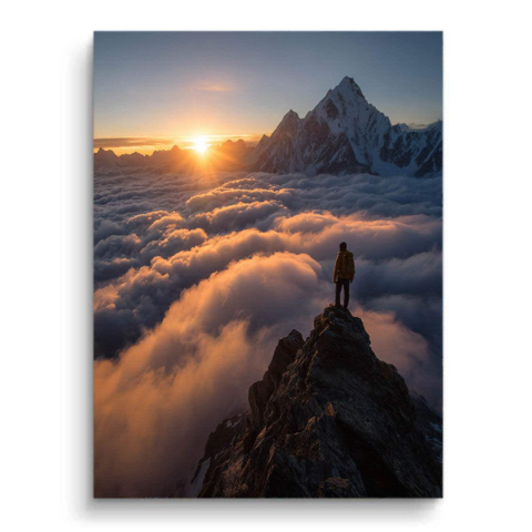 Sunrise Peak Canvas Art