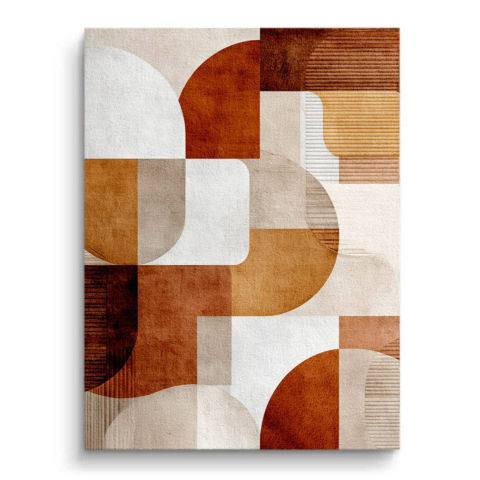 Abstrakte Geometrische Kunst PVC Matt Art