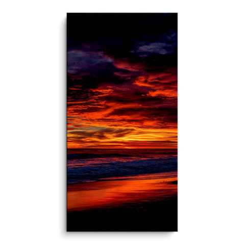 Sonnenuntergangsfeuer PVC Matt