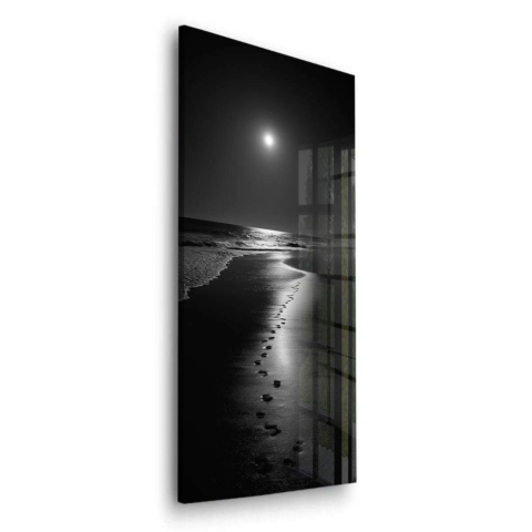 Footprints Acrylic Glass Art