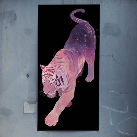 Galaxie Bengal Poster
