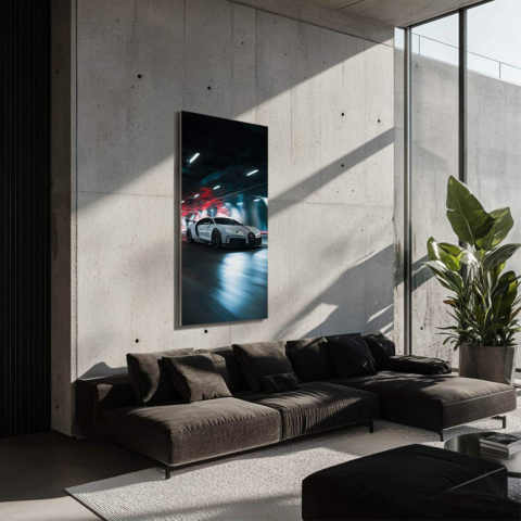 Bugatti Art Tableau sur Dibond Mat
