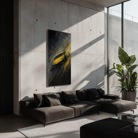 Lamborghini Dibond Matt Art